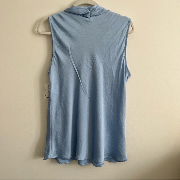 NWT Bar III Solid Bow-Neck Blouse - Picture 4 of 4